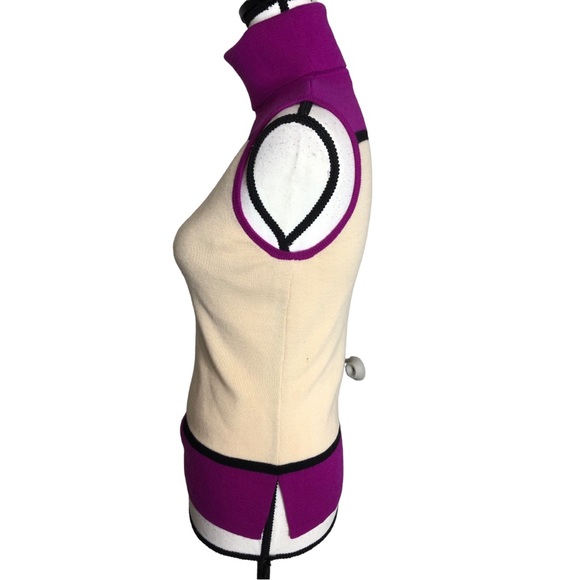 MOSCHINO Wool Turtleneck Top Sz 4 - Picture 11 of 15